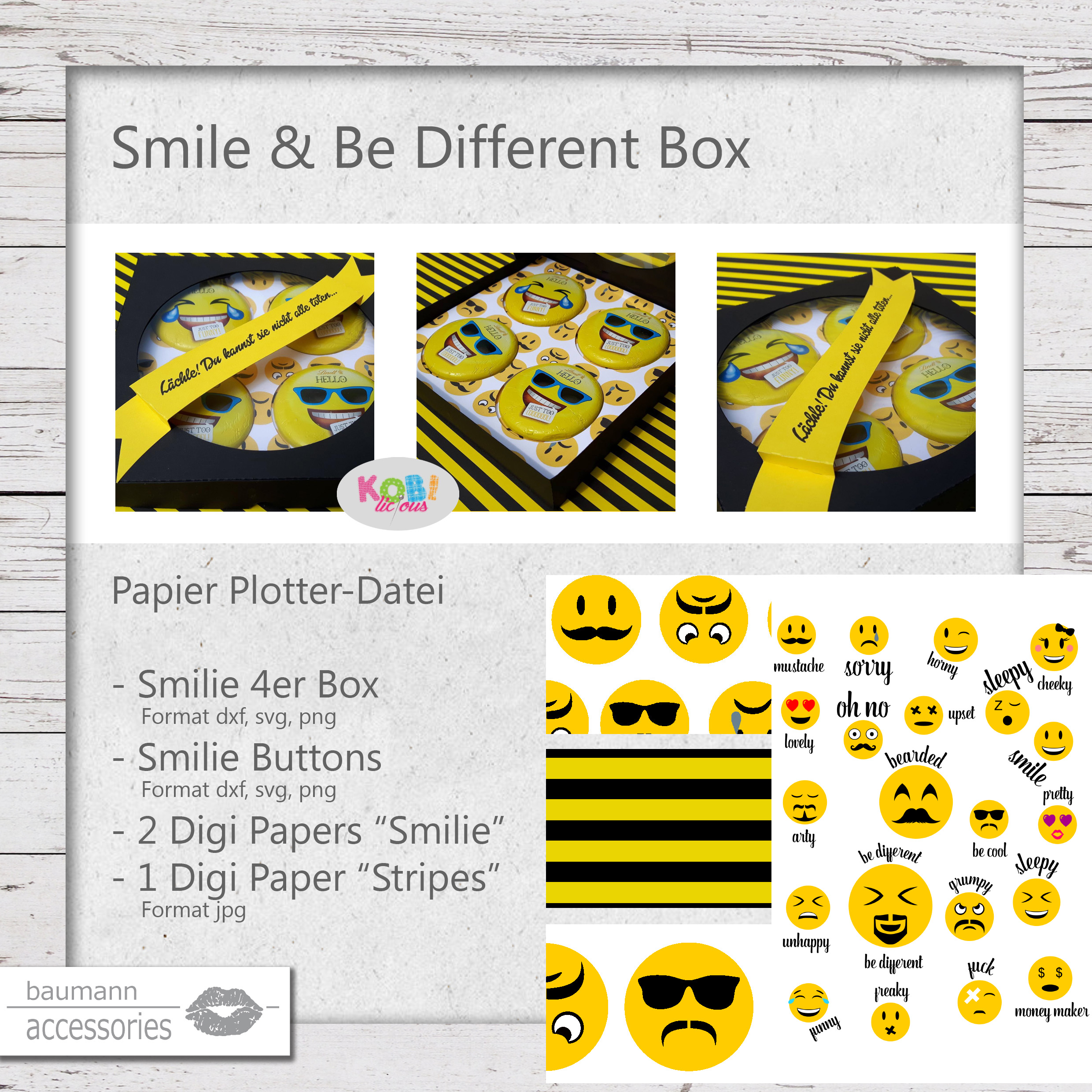 Produkt Smile & Be Different Box