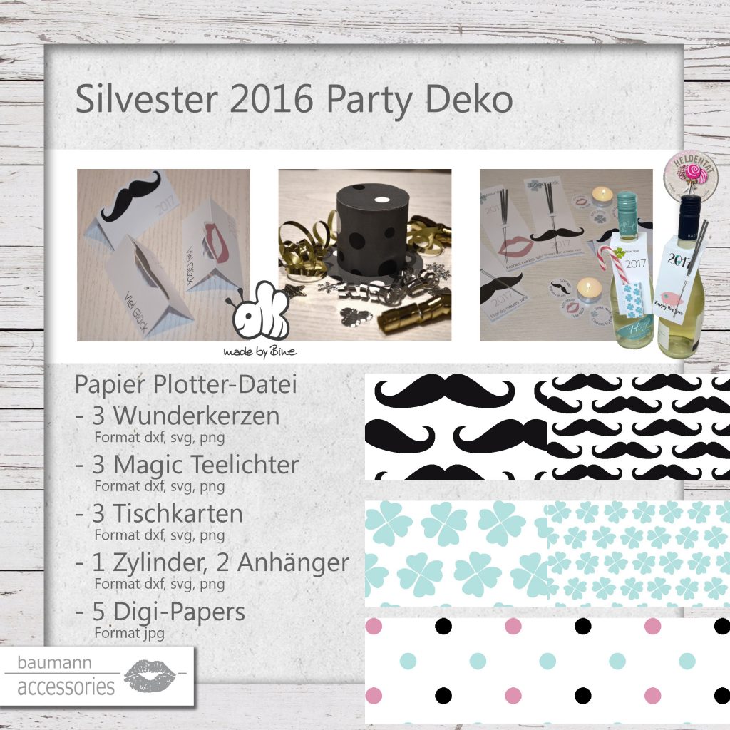 Silvester Party Deko 2016 | baumann-accessories